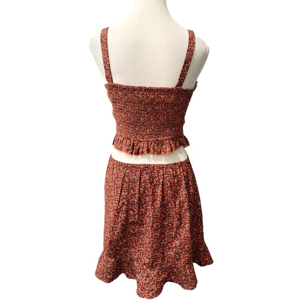 B-O-G Collective Floral Set Crop Top and Skirt Size M - Picture 4 of 12
